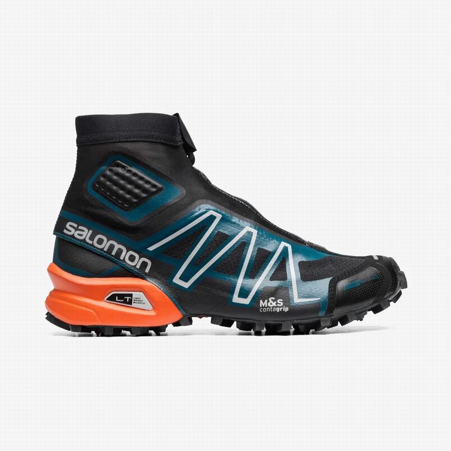 Salomon Snowcross Advanced Vinterstøvler Herre Sort/Turkis [DRQ1683BB]